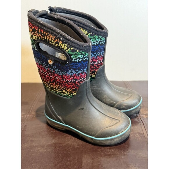 Other - Bogs Kids Classic II Design A Boot - Rainbow Dots Size Youth 1